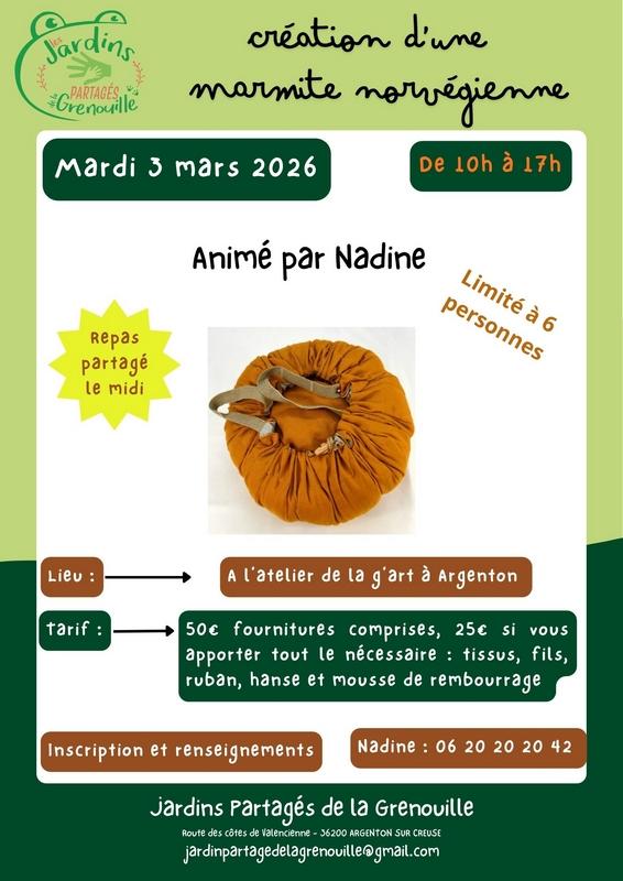 Création d'une marmite norvégienne