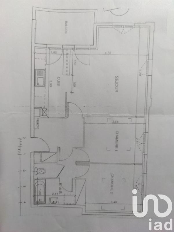 Appartement - 64 m² - 3 pièces