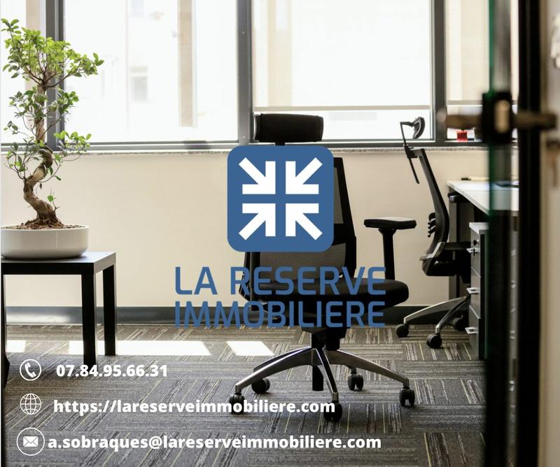 Bureau - 100 m² - 3 pièces