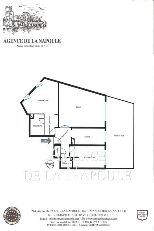 Appartement - 75 m² - 3 pièces