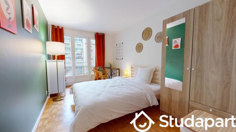 Chambre - 12 m² - 1 pièce