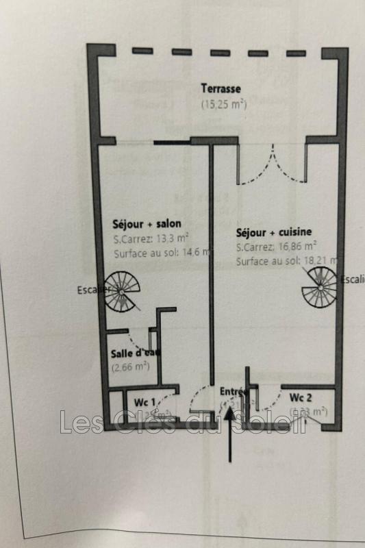 Appartement - 62 m² - 3 pièces