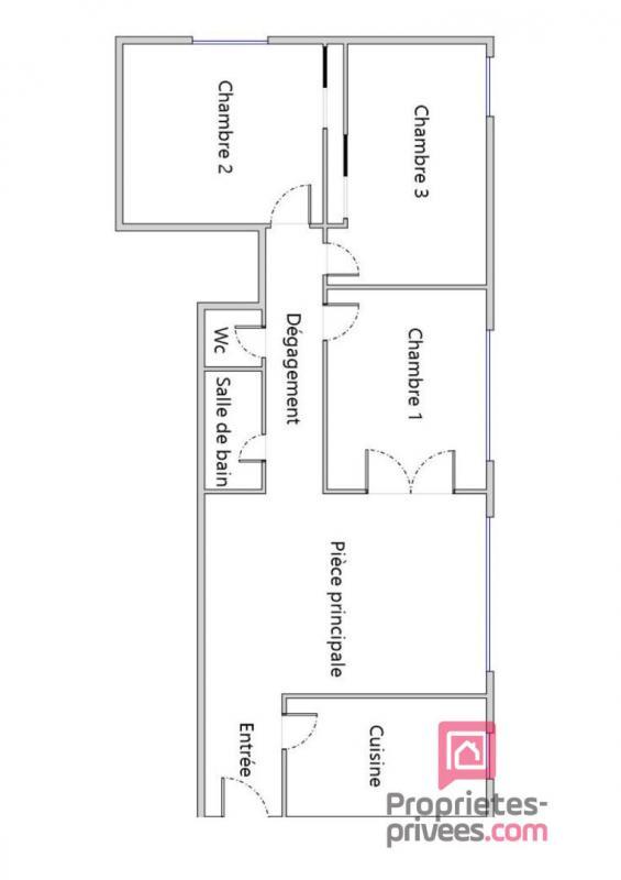 Appartement - 75 m² - 4 pièces