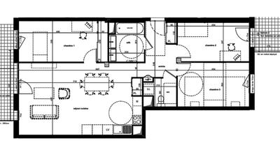 Appartement - 89 m² - 4 pièces