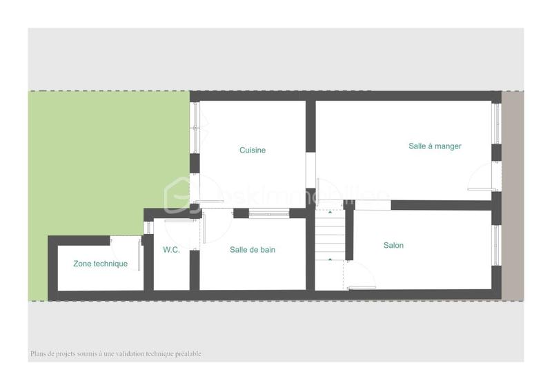 Maison - 60 m² - 4 pièces