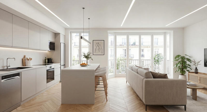 Appartement - 57 m² - 3 pièces