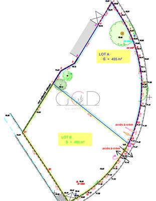 Terrain - 455 m²