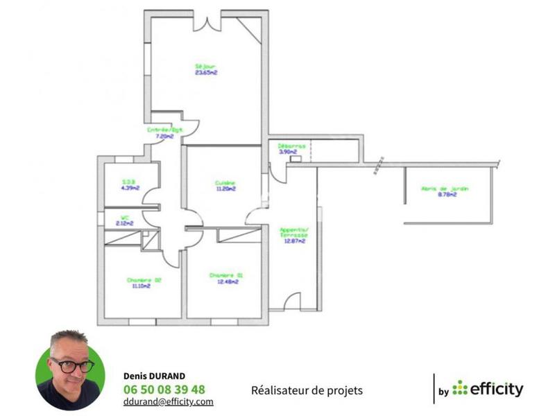 Appartement - 72 m² - 3 pièces