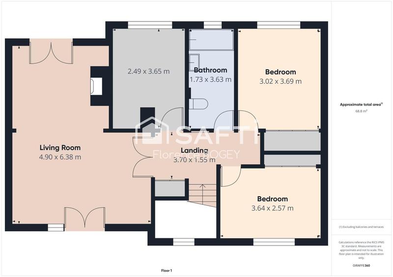 Maison - 103 m² - 5 pièces