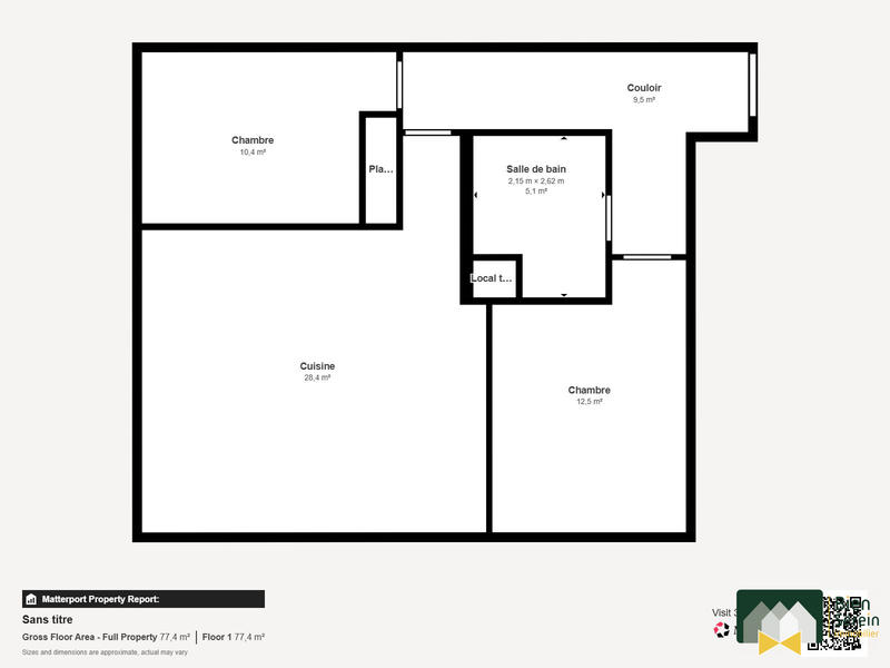 Appartement - 66 m² - 3 pièces
