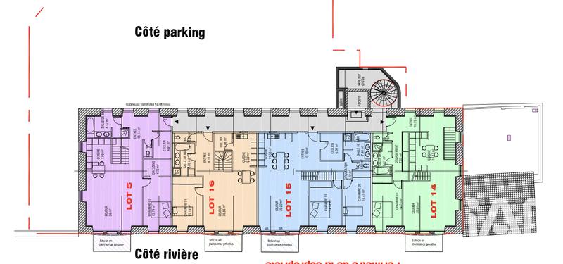 Appartement - 183 m² - 6 pièces