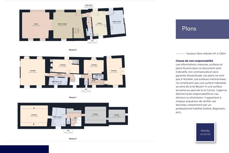 Maison ancienne - 221 m² - 9 pièces