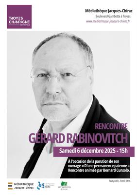 Rencontre : Gérard Rabinovitch