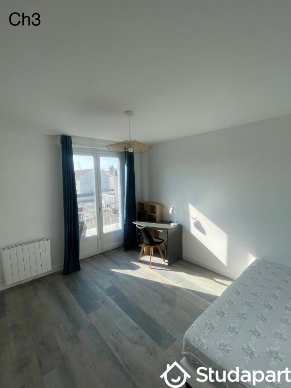 Chambre - 12 m² - 1 pièce