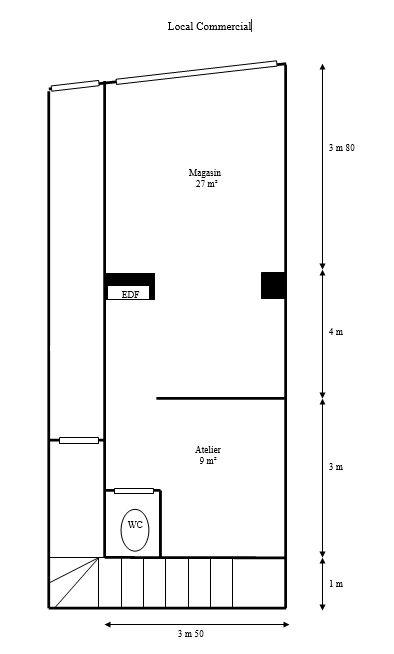 Immeuble - 69 m² - 3 pièces