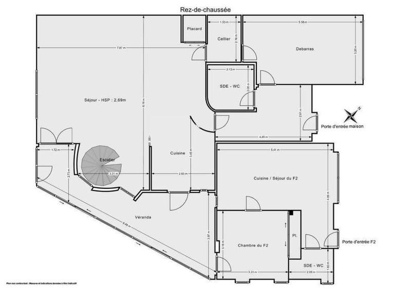 Maison - 220 m² - 9 pièces