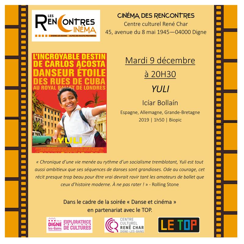 Soirée Danse et cinéma :  &quot;Yuli&quot;