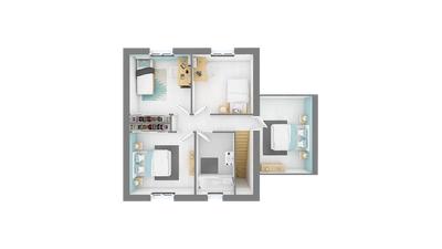 Maison - 90 m² - 4 pièces