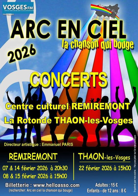 Concert Arc en ciel la chanson qui bouge