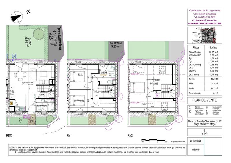 Maison - 78 m² - 4 pièces