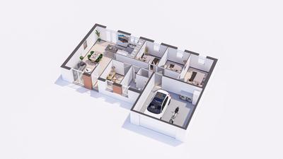 Maison - 91 m² - 6 pièces