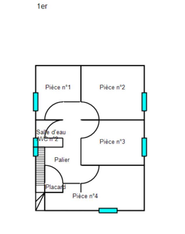 Maison - 95 m² - 8 pièces
