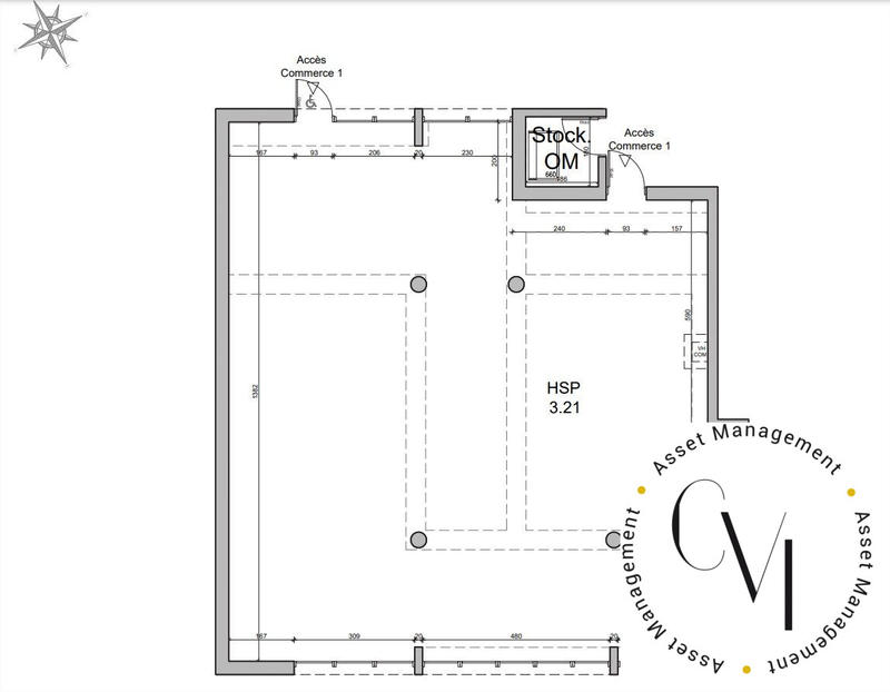 Local commercial - 169 m²