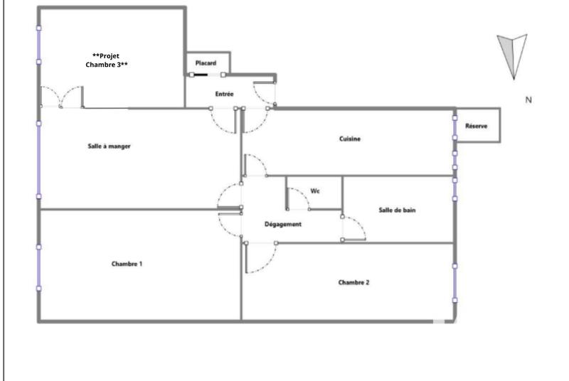 Appartement - 69 m² - 4 pièces