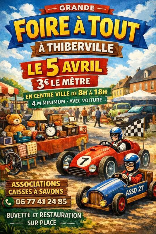 Foire à tout - le 5 avril - thiberville