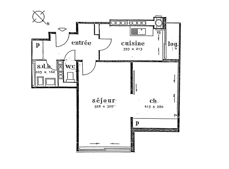 Appartement - 47 m² - 2 pièces