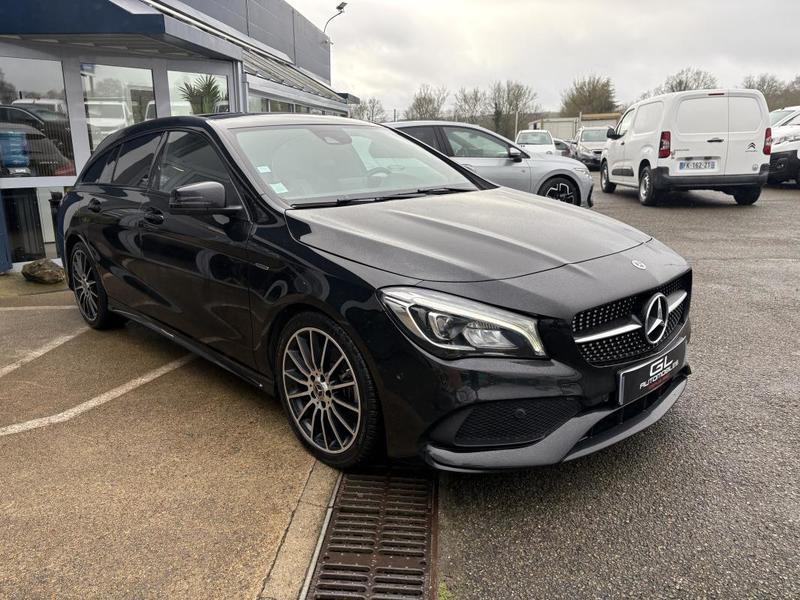 Mercedes Cla Shooting Brake Break 220d Bva Amg Line White Art Edition - Attelage Amovible Hayon Electrique Siege a Memoire- Toit Ouvrant