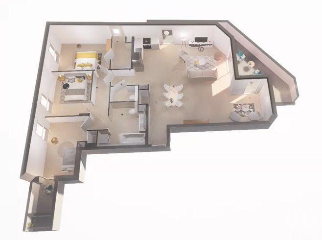 Appartement - 101 m² - 4 pièces