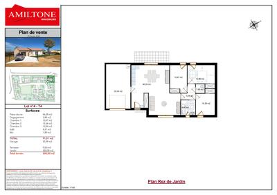 Maison - 91 m² - 4 pièces