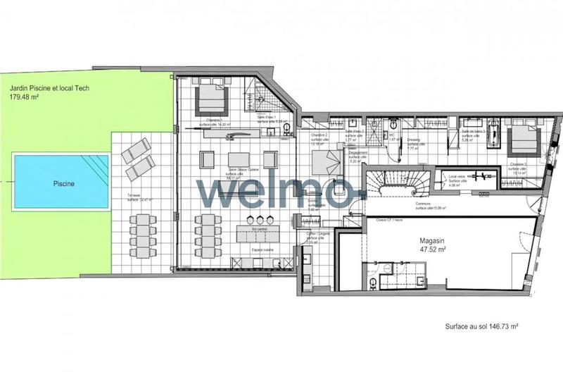 Maison - 146 m² - 7 pièces