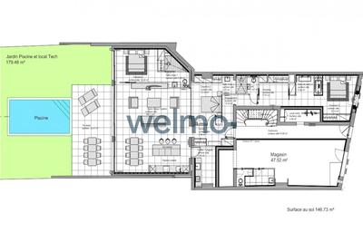 Maison - 146 m² - 7 pièces