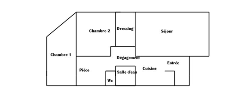 Appartement - 72 m² - 3 pièces