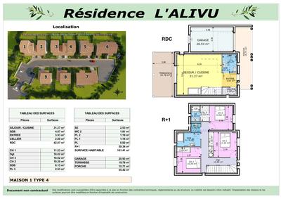 Villa - 77 m² - 3 pièces