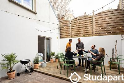 Chambre - 12 m² - 1 pièce