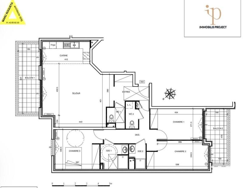 Appartement - 103 m² - 4 pièces