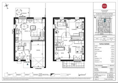 Maison - 85 m² - 4 pièces