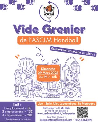 Vide-greniers asclm handball