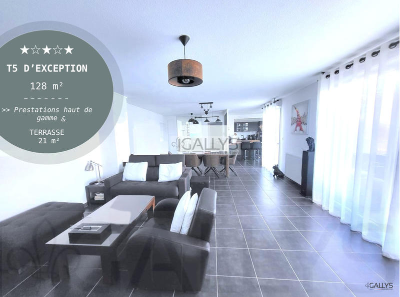 Appartement - 128 m² - 5 pièces