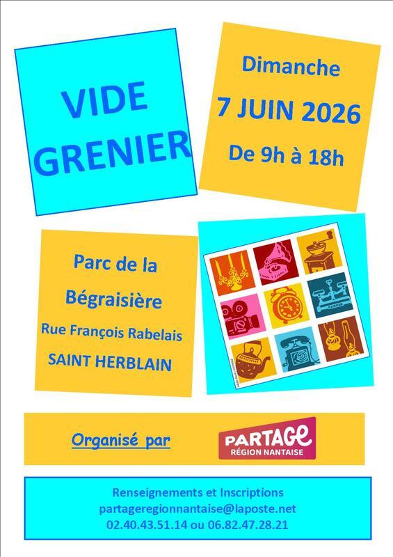 Vide grenier de partage région nantaise