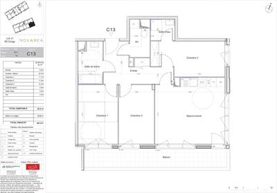 Appartement - 77 m² - 4 pièces
