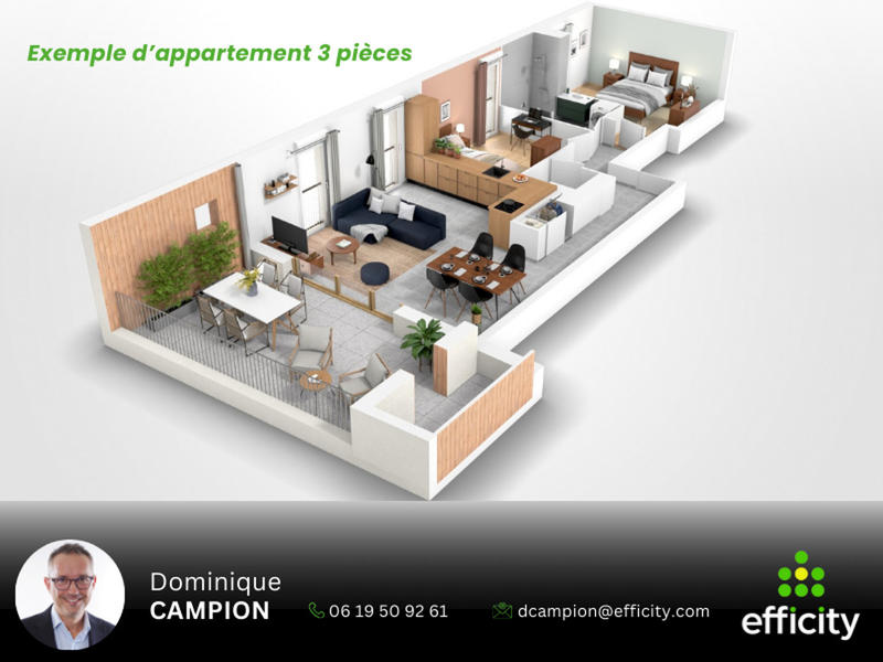 Appartement - 110 m² - 4 pièces