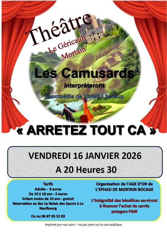 Théâtre "Arrêtez tout ça !"