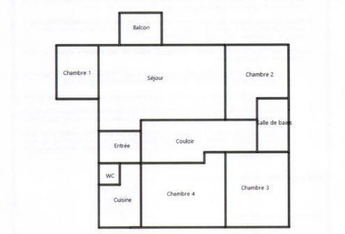 Appartement - 97 m² - 5 pièces