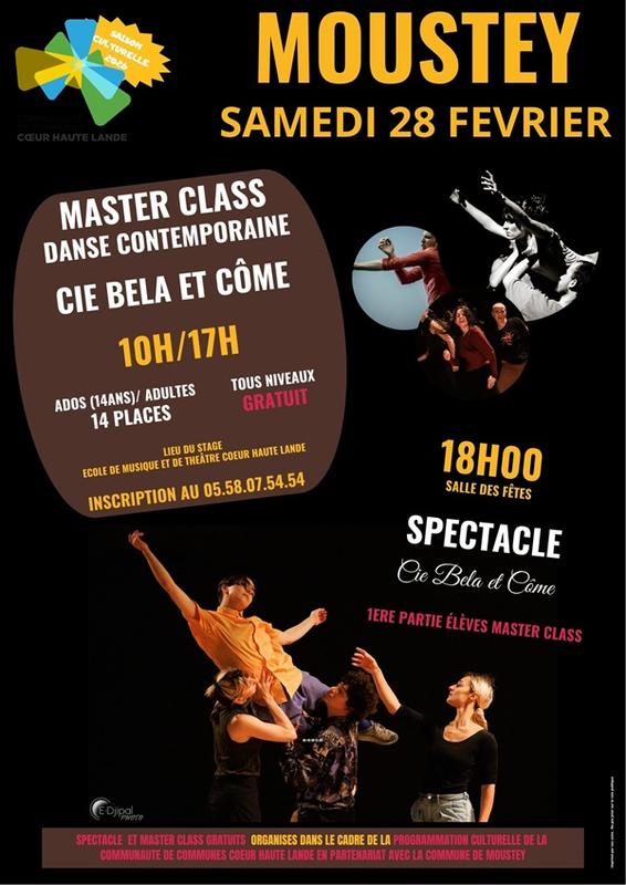Masterclass et Spectacle Cie Bela et Côme