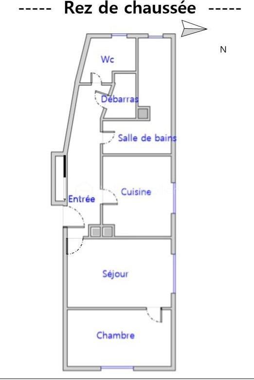 Appartement - 51 m² - 2 pièces