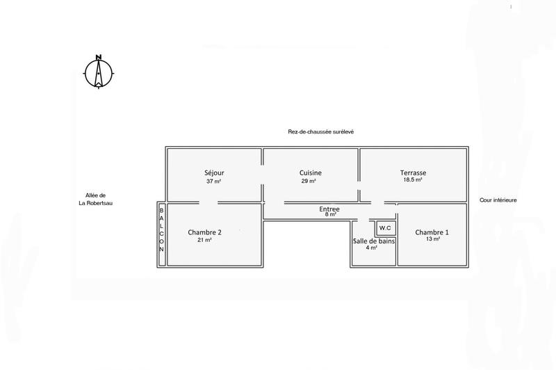 Appartement - 129 m² - 4 pièces